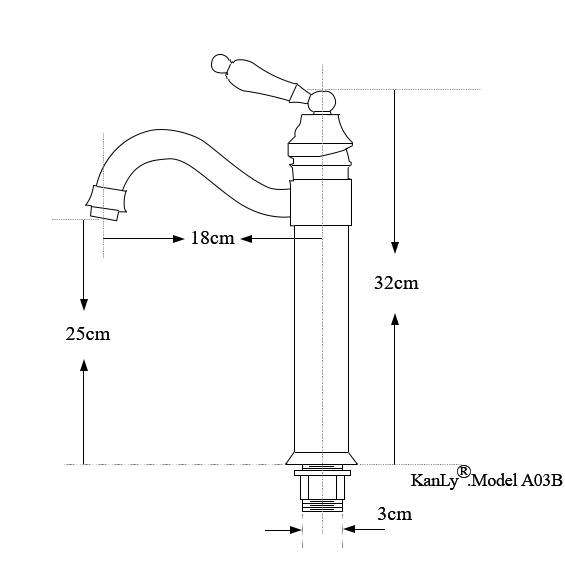 Vòi nước bằng đồng GCA03