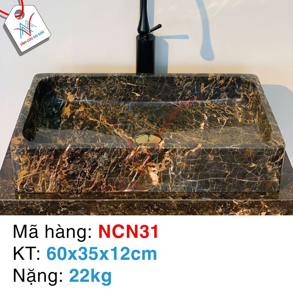 Lavabo đá tự nhiên NCN31