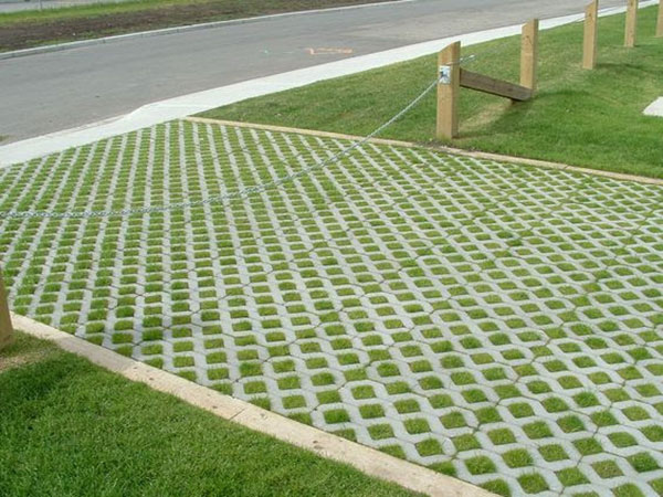 Gạch block, gạch trồng cỏ trong sân vườn