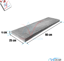 Bê tông giả gỗ B13 Xám