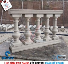 Bộ lục bình CTLT 34H50 và chân đế CD04B