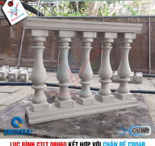 Bộ lục bình CTLT 08H60 và chân đế CD04B