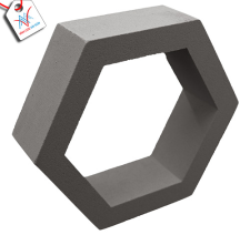 Bông gió mỹ thuật VCBS-010 xi măng (230x200x65 mm)