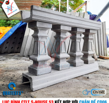 Bộ lục bình CTLT S-HOUSE 53 và chân đế CD06