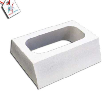 Bông gió mỹ thuật VCBS-001 trắng (240x200x80 mm)