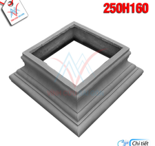 Đầu trụ vuông 250H160