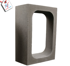Bông gió mỹ thuật VCBS-012 xi măng (290x245x80 mm)