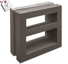 Bông gió mỹ thuật VCBS-013 xi măng (190x190x80 mm)