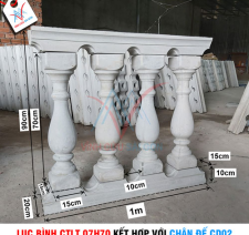 Bộ lục bình CTLT 07H70 và chân đế CD02