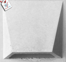Gạch bánh ú bằng Vinatiles trắng (200x200x50 mm)