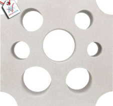 Bông gió mỹ thuật VCB30-008 trắng (290x290x90 mm)