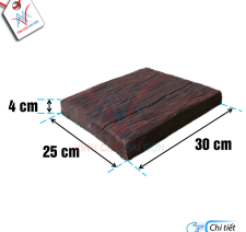 Bê tông giả gỗ B11 Đen nâu