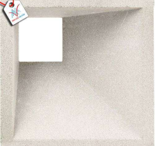 Bông gió mỹ thuật VCBS-004 trắng (190x190x80 mm)