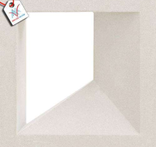 Bông gió mỹ thuật VCBS-006 trắng (190x190x80 mm)