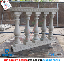 Bộ lục bình CTLT 08H60 và chân đế CD01B