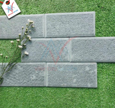 Đá băm xanh soi cạnh 10x20cm