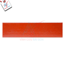 Gạch thẻ Hạ Long 24x6 - tráng men đỏ