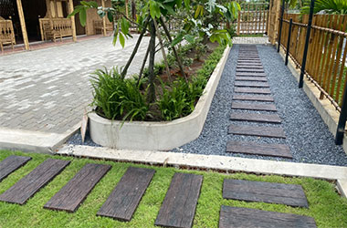 Một Số Công Trình Sử Dụng Bê Tông Giả Gỗ Ấn Tượng