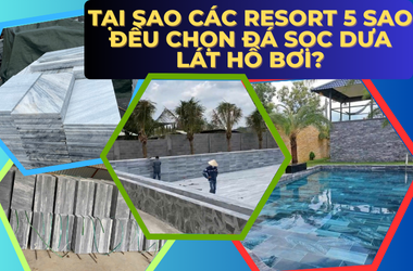 Đá sọc dưa lát hồ bơi 2025, Sang trọng, bền đẹp, giá tốt