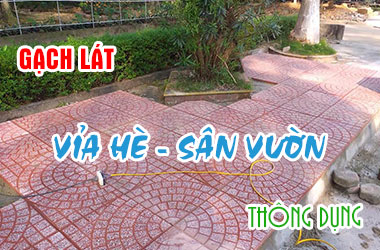 Dòng gạch lát vỉa hè thông dụng đang được ưu chuộng