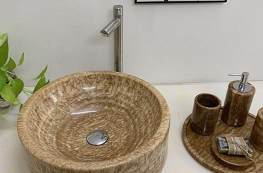 Lavabo đá tự nhiên - kiệt tác từ thiên nhiên