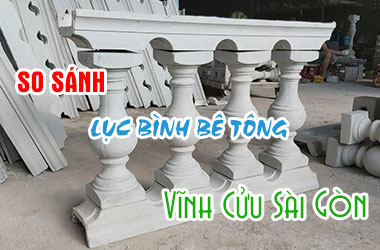 So sánh lục bình bê tông Vĩnh Cửu Sài Gòn với các sản phẩm lục bình trên thị trường