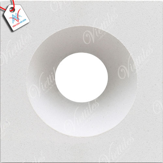 Bông gió mỹ thuật VCB-045 trắng (190x190x65 mm)
