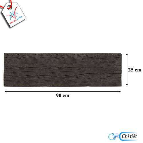 Bê tông giả gỗ - B13 (90x25x4cm) màu Đen