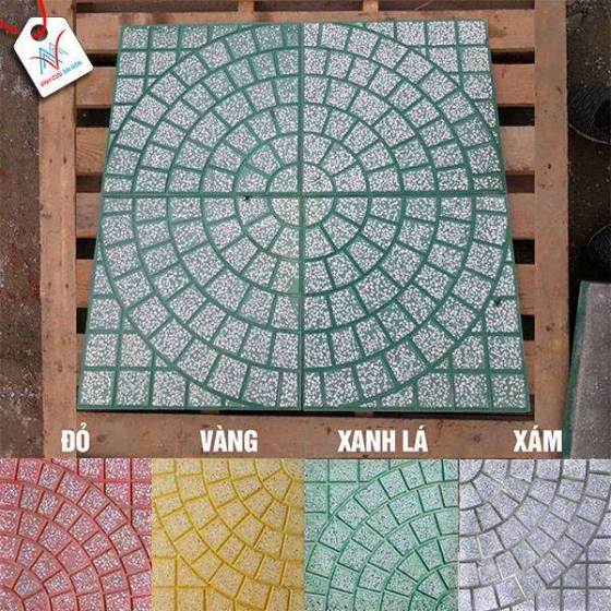 Gạch lát vỉa hè cánh quạt
