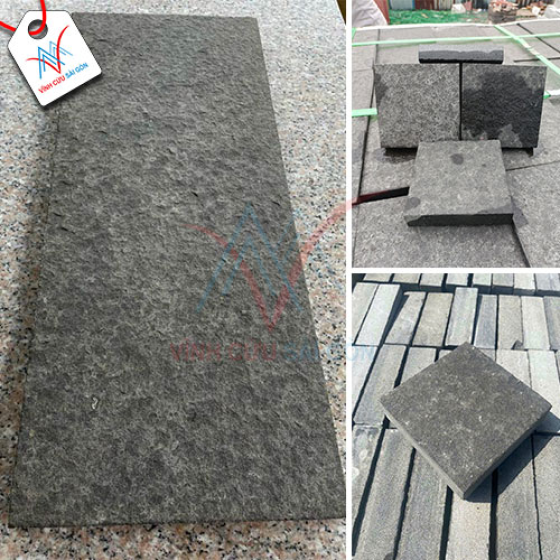 Đá bazan đen khò mặt