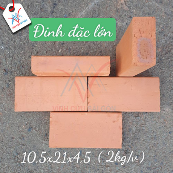 Gạch đinh đặc ruột lớn