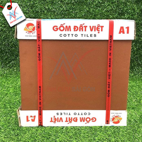 Gạch tàu Đất Việt - màu đỏ đậm