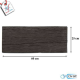 Bê tông giả gỗ - B12 (60x25x4cm) màu Đen