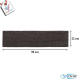 Bê tông giả gỗ - B13 (90x22x4cm) màu Đen
