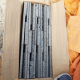 Đá ghép tổ ong xám 10x50cm