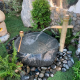 Lavabo đá cuội 