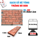 Gạch cổ trắng đỏ đen A02