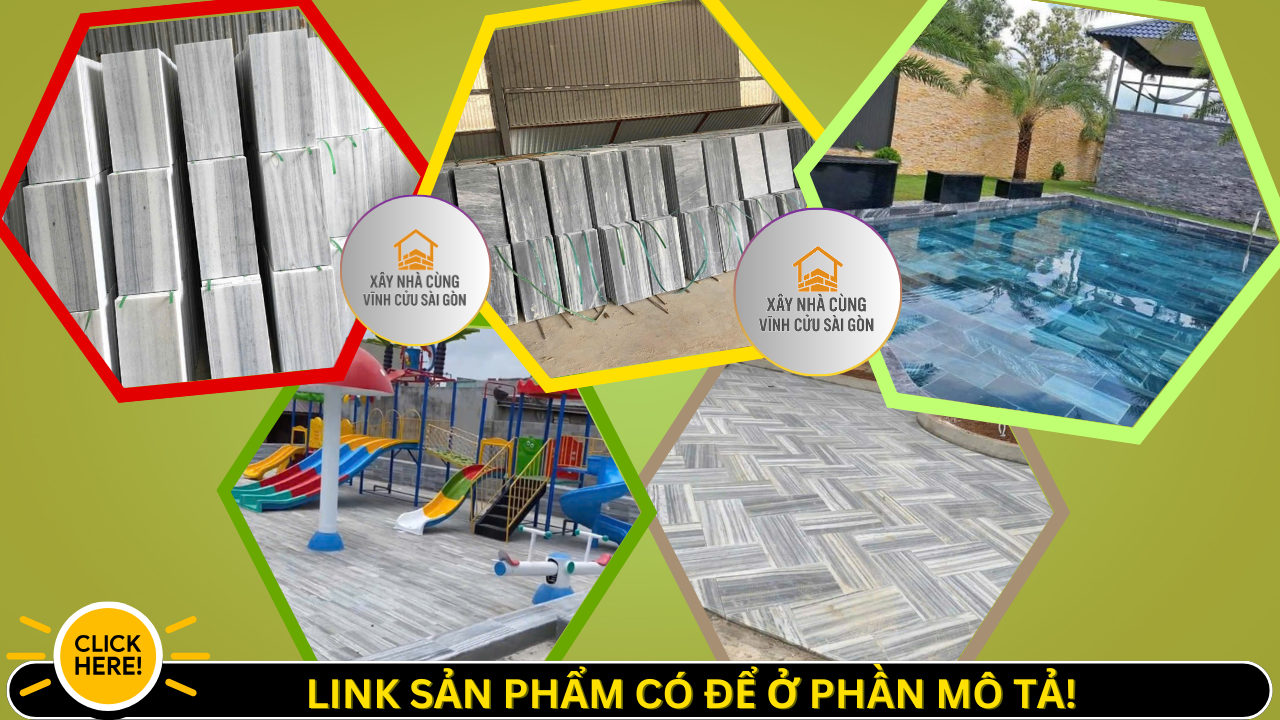 đá sọc dưa lát hồ bơi