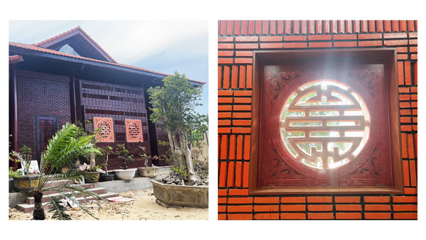 Ứng dụng Gạch bông gió chữ Thọ 1100 trong kiến trúc truyền thống