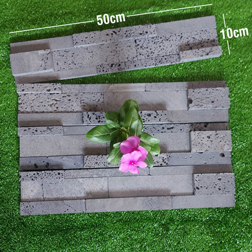 Đá ghép tổ ong xám 10x50 cm