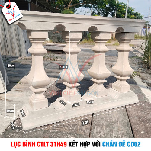 Bộ lục bình CTLT 31H49 và chân đế CD02