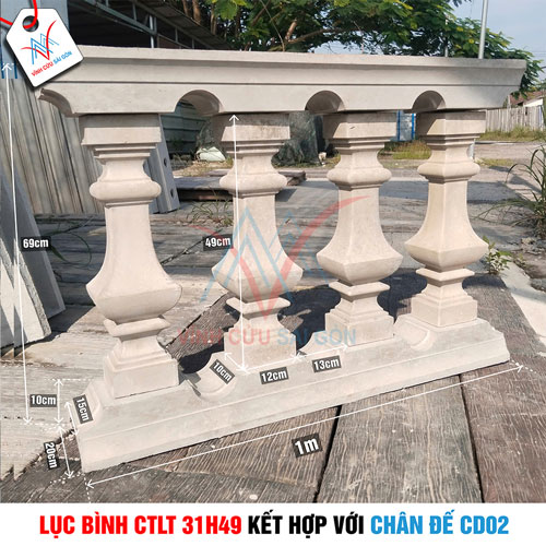 Bộ lục bình CTLT 31H49 và chân đế CD02
