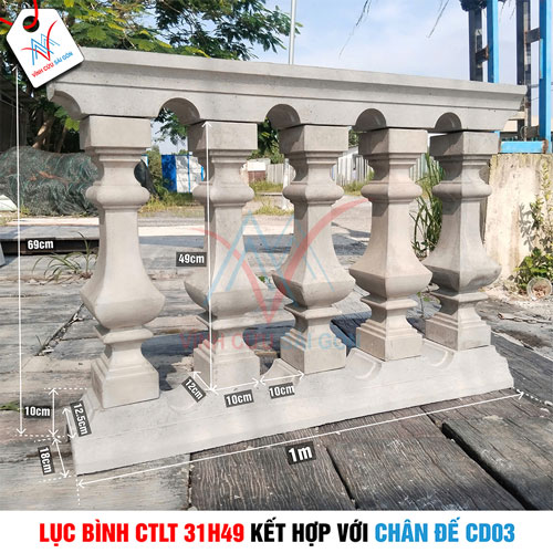 Bộ lục bình CTLT 31H49 và chân đế CD03