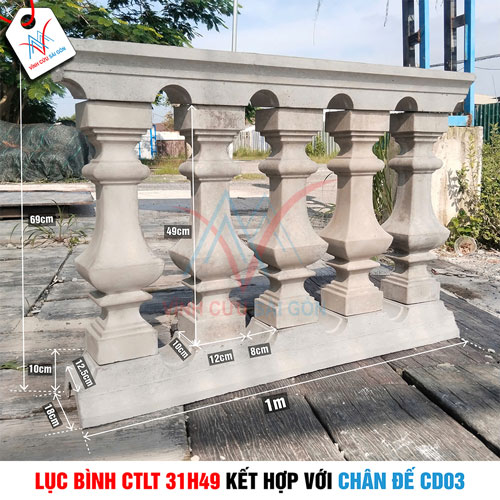 Bộ lục bình CTLT 31H49 và chân đế CD03