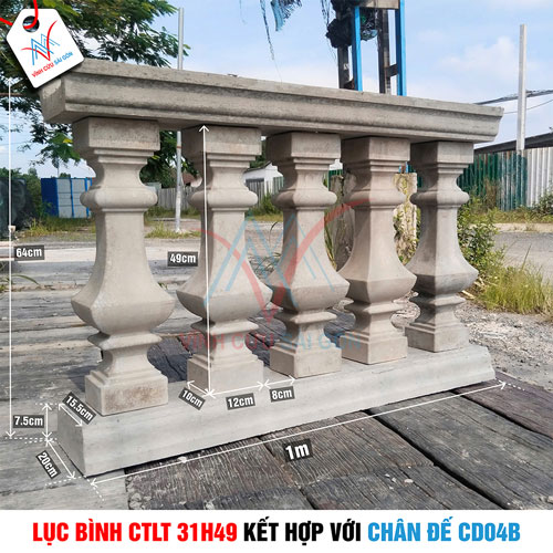 Bộ lục bình CTLT 31H49 và chân đế CD04B