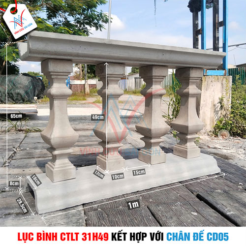 Bộ lục bình CTLT 31H49 và chân đế CD05