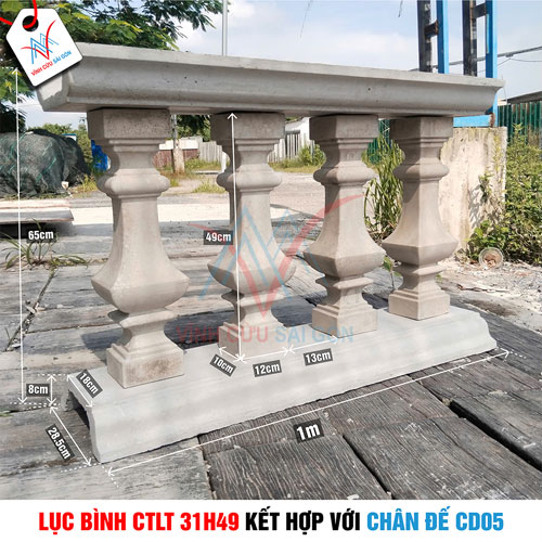 Bộ lục bình CTLT 31H49 và chân đế CD05