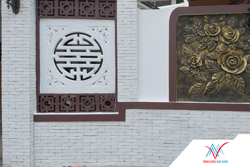 Công trình thực tế sử dụng Gạch cổ trắng B06
