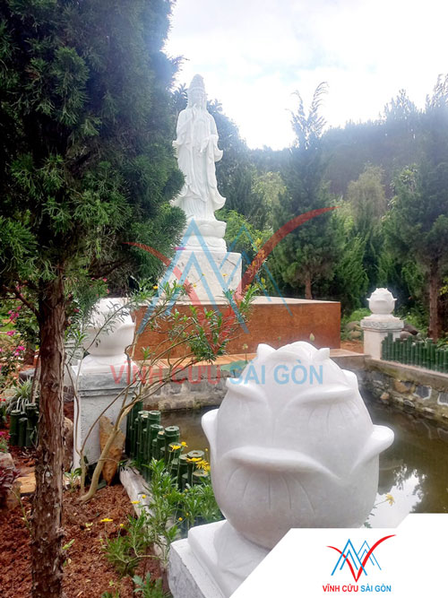 Công trình thực tế sử dụng bó vỉa gốc tre xanh (cụm F)