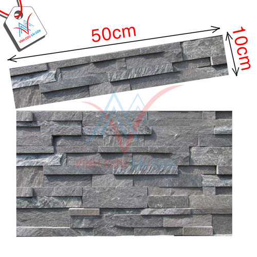 Đá ghép tự nhiên kích thước 10x50cm